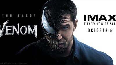 فيلم الأكشن والخيال العلمي فينوم يتصدر شباك التذاكر للأسبوع الثاني 