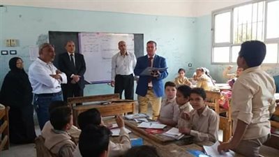 وكيل التعليم بالفيوم يتفقد عددًا من مدارس إدارة غرب التعليمية