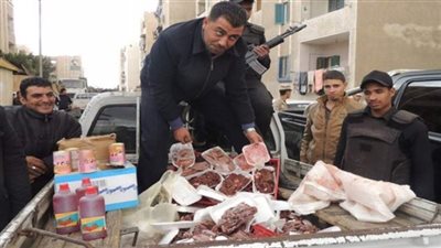 تحرير 61 محضرا لمضبوطات غذائية ببني سويف