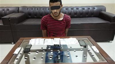 صور.. ضبط عاطلين لترويجهما المخدرات في كفر الشيخ