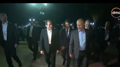 شاهد الرئيسين السيسى وبوتين على البحر 