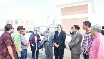 محافظ الشرقية يتابع سير أعمال توسعات محطة معالجة صرف صحى الزقازيق