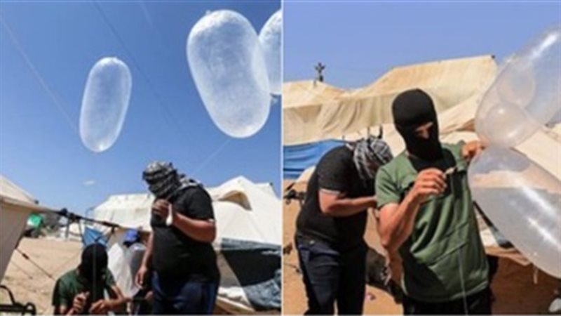بالونات غزة الحارقة