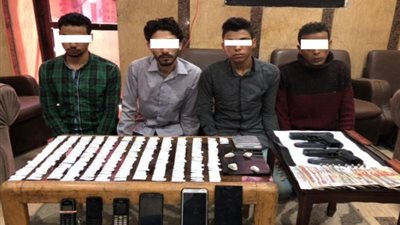 ضبط 4 أشخاص بحوزتهم 304 لفافة هيروين في أسيوط