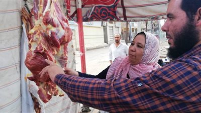 تحرير 5 محاضر ذبح خارج السلخانة وضبط 40 كيلو لحوم فاسدة بشربين