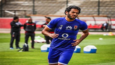 مروان محسن خارج تدريب الأهلي الجماعي