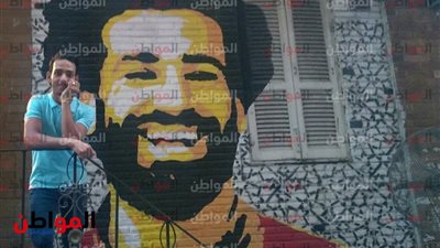 فن الماندالا في منطقة عجائب الدنيا السبع برعاية الرسام محمد حسان 