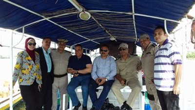 اليوم الثالث والاخير لإزالة الأقفاص السمكية من نهر النيل فرع رشيد