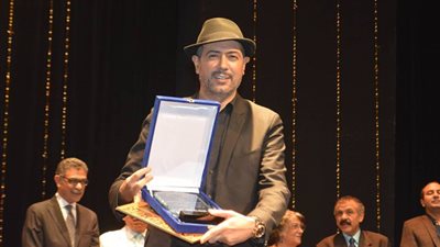 صور| تكريم الفنان أحمد وفيق خلال احتفالية القومي لحقوق الإنسان 