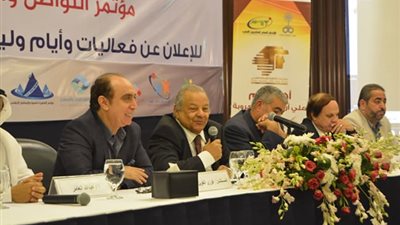 صور| انطلاق المؤتمر الصحفي الخاص بمونديال القاهرة للإعلام العربي