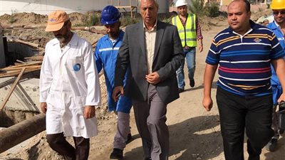 صور.. رئيس مياه الدقهلية يتفقد محطة الشرب بجمصة ومرفق بلقاس