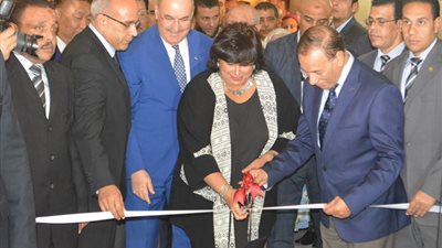 صور| وزيرة الثقافة تفتتح ملتقى القاهرة الدولي للخط العربي 