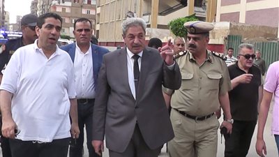 مدير أمن الدقهلية يتفقد محيط مجمع المحاكم تزامنا مع محاكمة قاتل طفليه