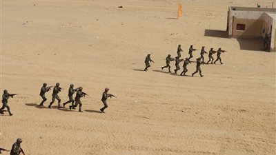 صور| اختتام فعاليات التدريب المشترك المصري الروسي 