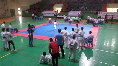 صور .. محافظة الوادي الجديد تستضيف بطولة الجمهورية للكاراتيه