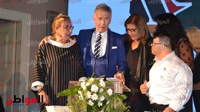 صور .. عزت ومها أبو عوف يشاركان فى افتتاح مهرجان الفنون والفلكلور الأفرو صيني