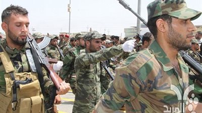   انتشار لمسلحى الحشد الشعبى العراقى على حدود سوريا.. تعرف على السبب 