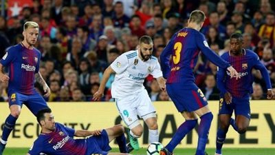 شاهد بث مباشر بدون تقطيع مباراة برشلونة وريال مدريد في الكلاسيكو