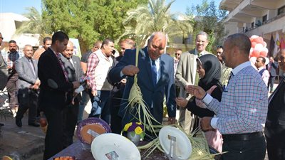 صور.. محافظ الوادي الجديد يفتتح معرض ابتكارات طلبة الجامعة ويترأس المجلس