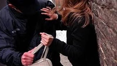 حرامي يضرب امرأة ويسرق حقيبتها بطريقة مفزعة 