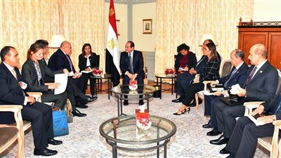السيسي يشيد بالتطورات التي تشهدها العلاقات المصرية الألمانية