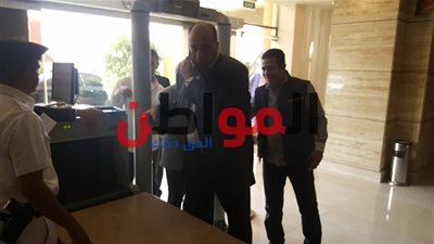 محمد مصيلحي رئيس الاتحاد السكندري يصل مقر انعقاد عمومية الجبلاية