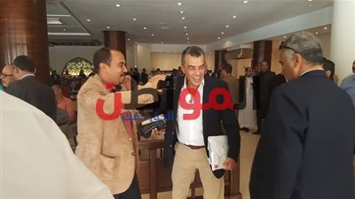 خالد مرتجي عضو مجلس إدارة الأهلي يصل مقر انعقاد الانتخابات التكميلية لاتحاد الكرة
