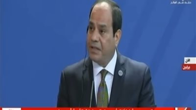 فيديو.. الرئيس السيسي: أعرب عن سعادتي لاستعادة السياحة الألمانية لمصر ونأمل في استمرارها