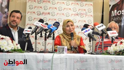 صور| بدء المؤتمر الصحفي لفاطمة عيد للإعلان عن تفاصيل ألبومها الجديد