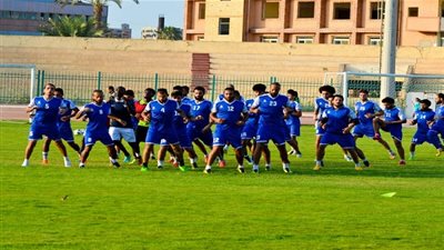 كفر الشيخ يواصل تدريباته استعدادا لمواجهة شباب تلا 