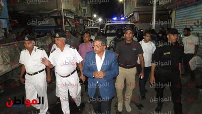 فيديو وصور .. مدير أمن الإسماعيلية على رأس حملة إزالة مكبرة في قسم أول