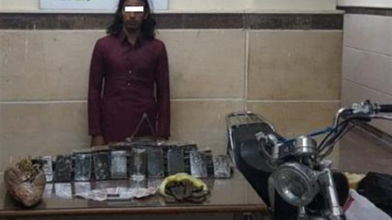 متهم بحوزته الحشيش
