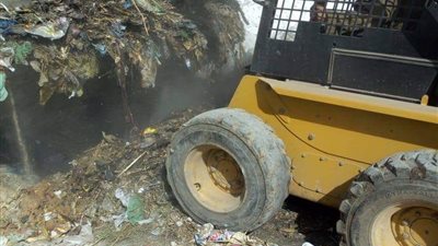 رفع 170 طن قمامة ومخلفات بمدينة إهناسيا ببني سويف 
