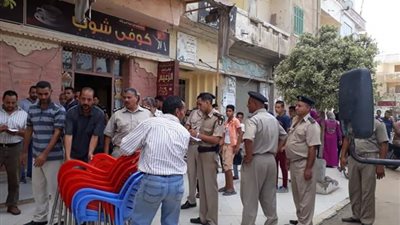 رفع 3740 حالة إشغالات ثابتة ومتحركة خلال حملة امنية بالبحيرة 