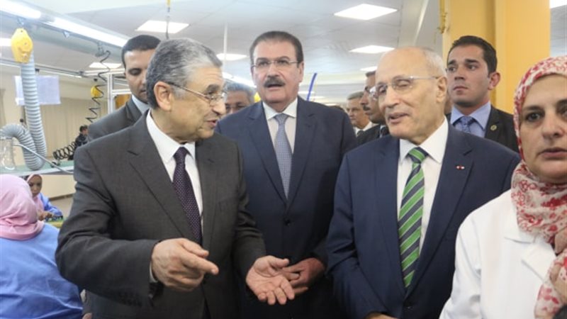 افتتاح خط إنتاج العدادات