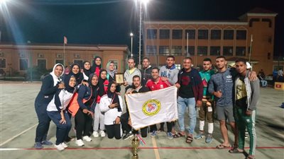 طالبات التربية الرياضية ببني سويف تفوز بالمركز الثاني بفعاليات الكروس فيت 