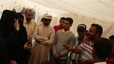 الاتحاد الدولي للدفاع عن حقوق الطفل يزور نازحي الحديدة