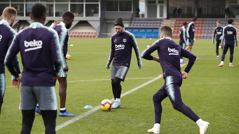 تدريبات برشلونة