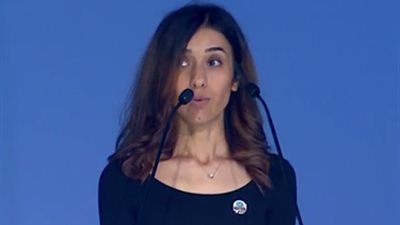 الإيزيدة نادية مراد تدين الحادث الإرهابي بالمنيا