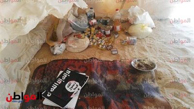أسلحة نارية وأعلام داعش حصيلة مضبوطات خلية المنيا الإرهابية