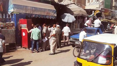 رفع 2922 حالة اشغالات ثابتة ومتحركة خلال حملة أمنية بالبحيرة 