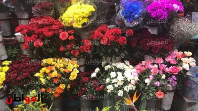 صور| عيد الحب المصري .. يا ورد مين يشتريك 