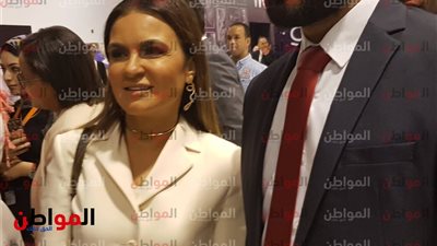 صور .. وزيرة الاستثمار تصل للمشاركة فى فعاليات منتدى شباب العالم 2018