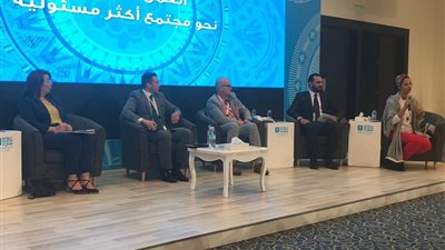 وزيرة التضامن تشهد فعاليات جلسة العمل التطوعي نحو عالم أكثر مسئولية بمنتدى شباب العالم 2018 