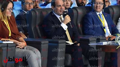 السيسي بمنتدى شباب العالم: عايز الناس تشاور على ولادي