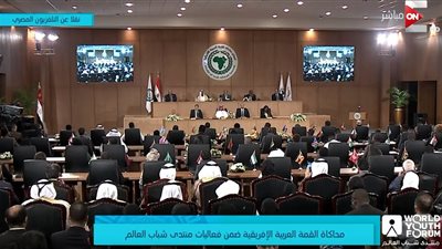 بث مباشر..  الجلسة الختامية لمحاكاة القمة العربية الأفريقية بحضور الرئيس السيسي