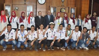 استقبل طلاب جامعة كفر الشيخ الدكتور ماجد القمري هكذا!