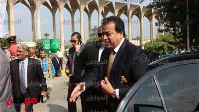 صور| وصول وزير التعليم العالي لافتتاح فعاليات معرض القاهرة الدولي الخامس للابتكار