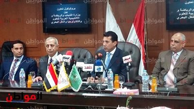 أشرف صبحي: وزارة الرياضة تعمل على دعم أبطال مصر الرياضيين 