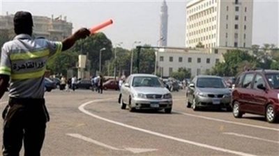  سيولة مرورية أعلى كوبري أكتوبر